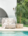 Bonza Bay Outdoor Lounger | Latte Uniqwa Collections