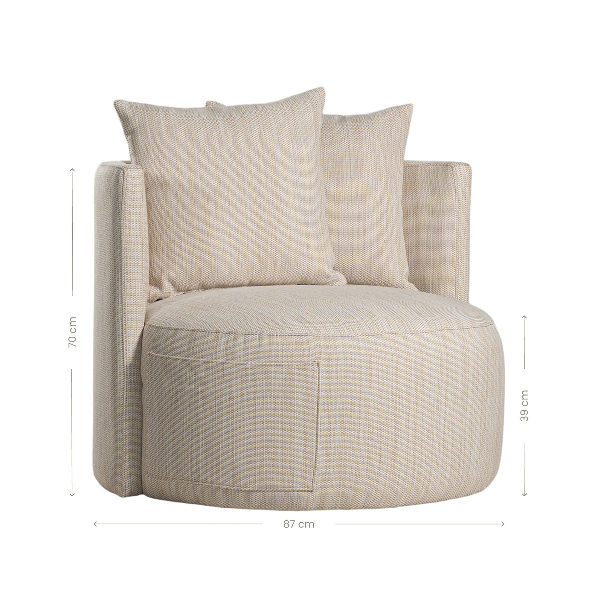 Bonza Bay Outdoor Sofa | Pebble Uniqwa Collections