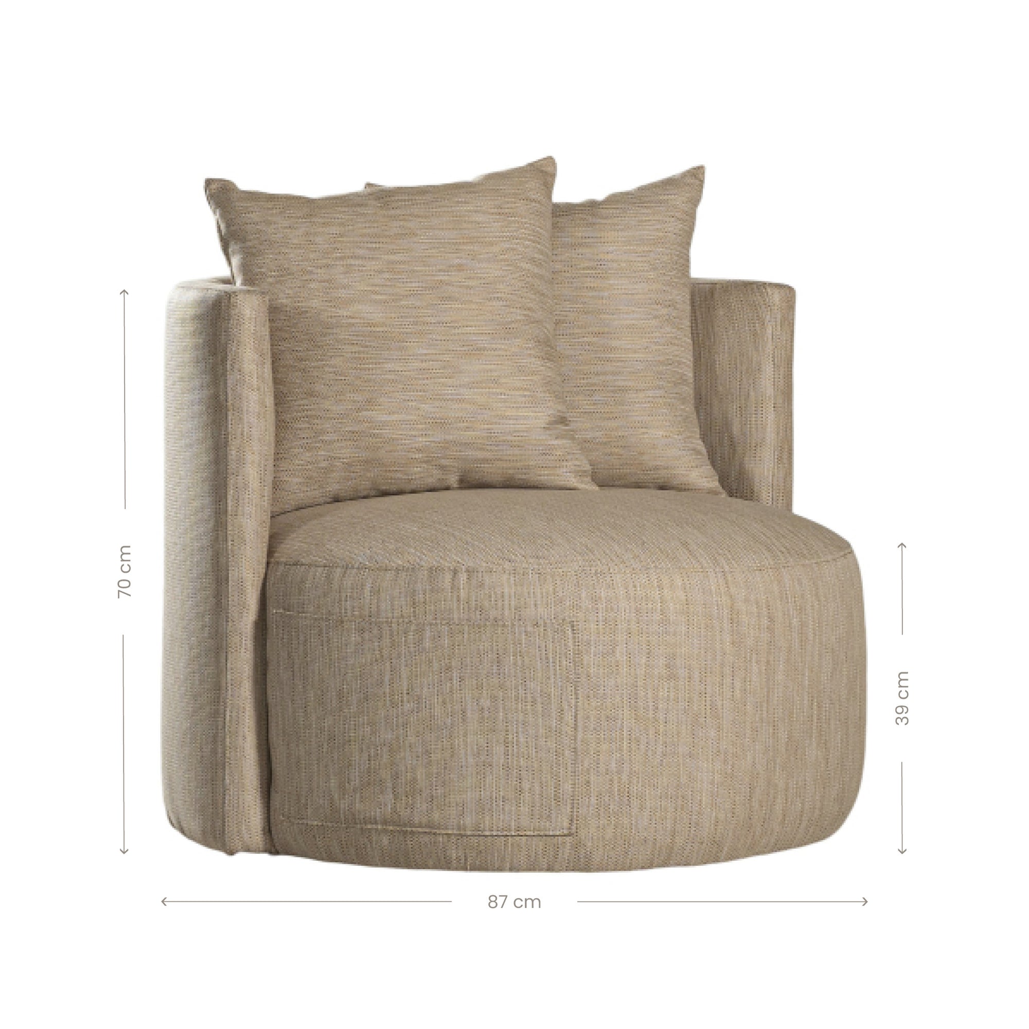 Bonza Bay Outdoor Sofa | Latte Uniqwa Collections
