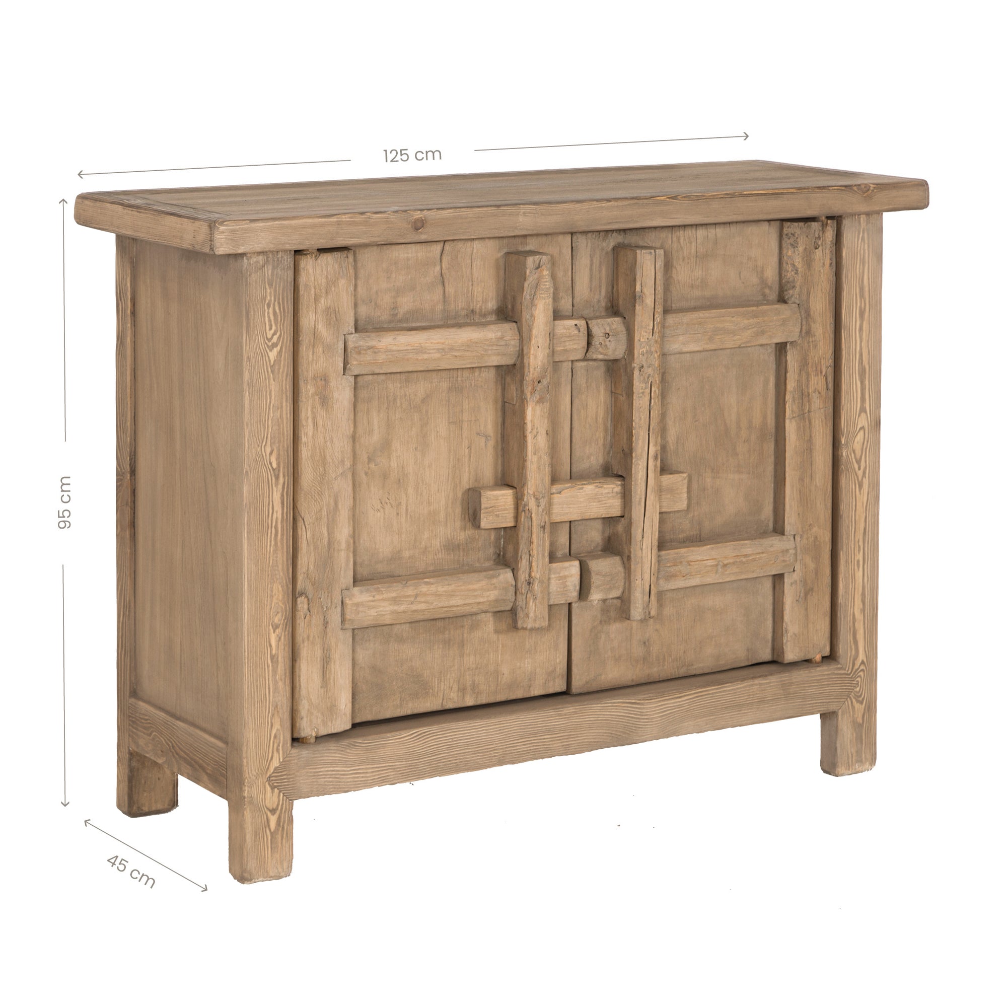 Bulu Elm Cabinet | Natural Uniqwa Collections