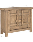 Bulu Elm Cabinet | Natural Uniqwa Collections