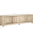 Bulu Entertainment Unit | Blonde | Four Door Uniqwa Collections