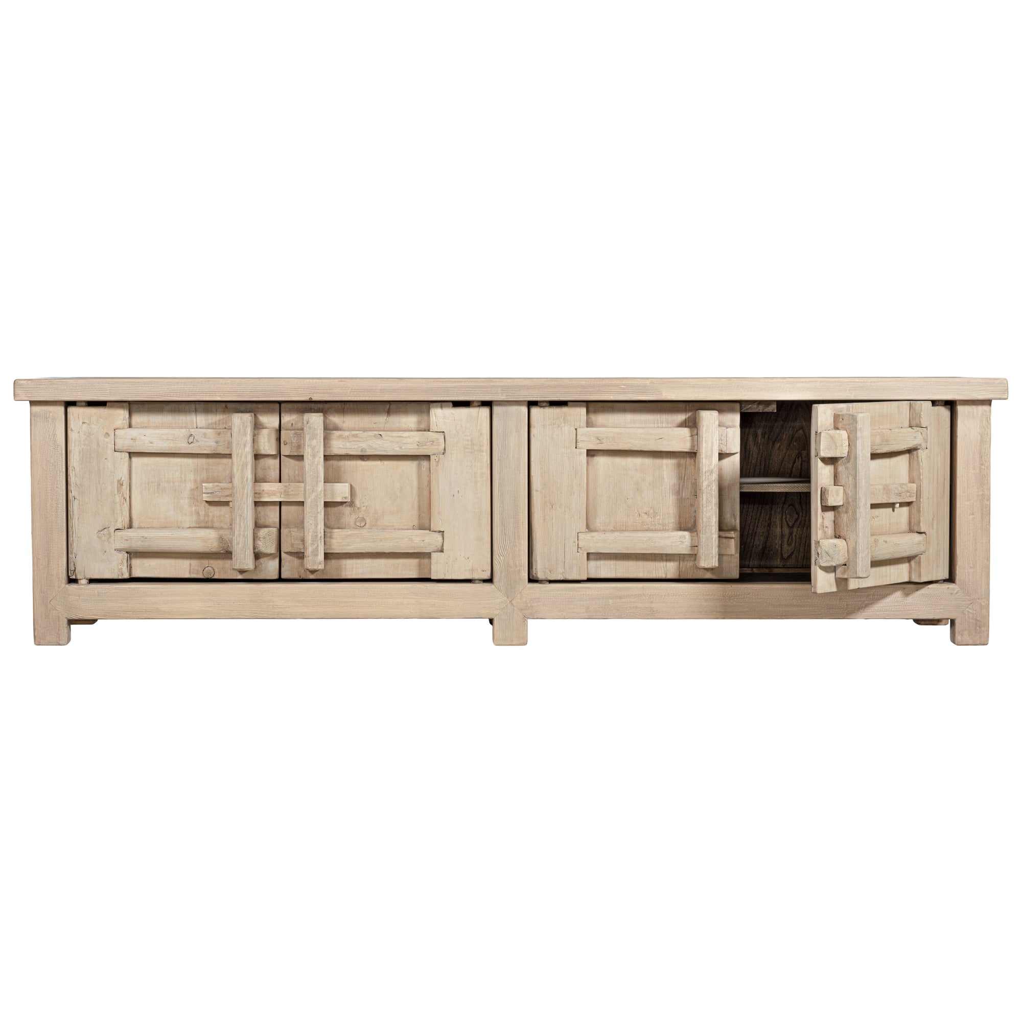 Bulu Entertainment Unit | Blonde | Four Door Uniqwa Collections