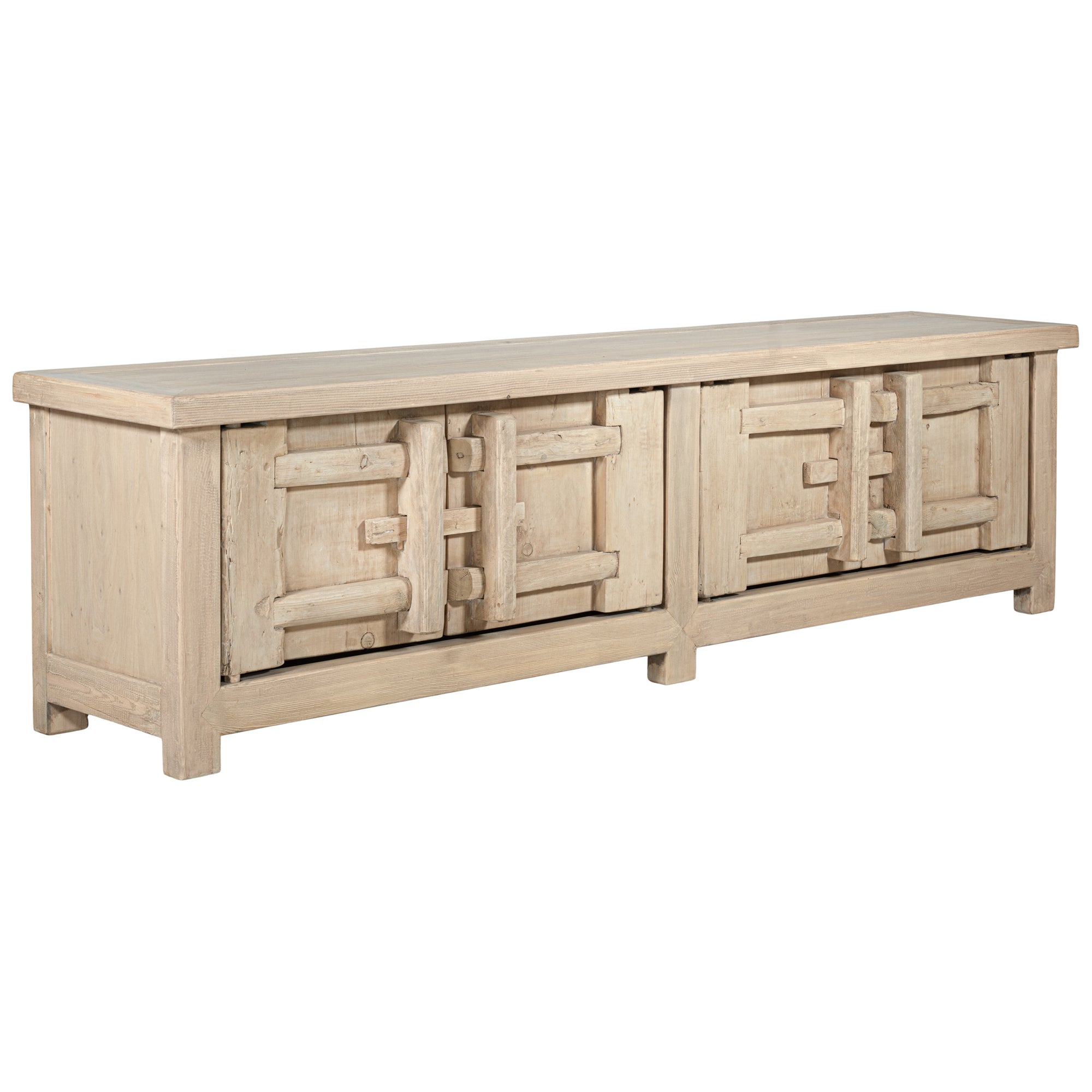 Bulu Entertainment Unit | Blonde | Four Door Uniqwa Collections