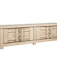 Bulu Entertainment Unit | Blonde | Four Door Uniqwa Collections
