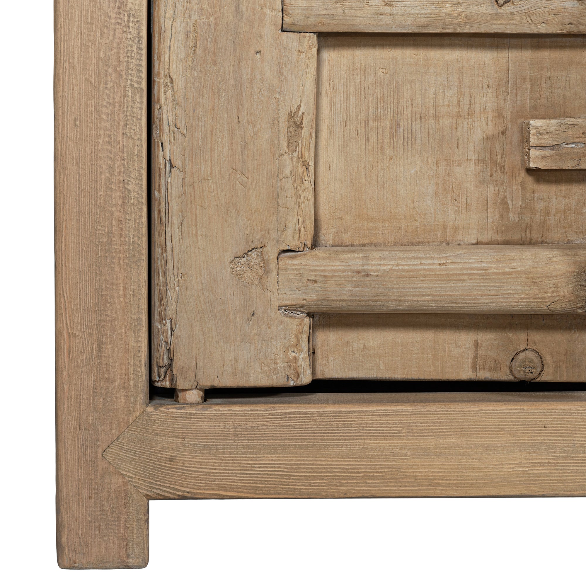 Bulu Elm Four Door Entertainment Unit | Natural Uniqwa Collections
