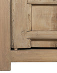 Bulu Elm Four Door Entertainment Unit | Natural Uniqwa Collections