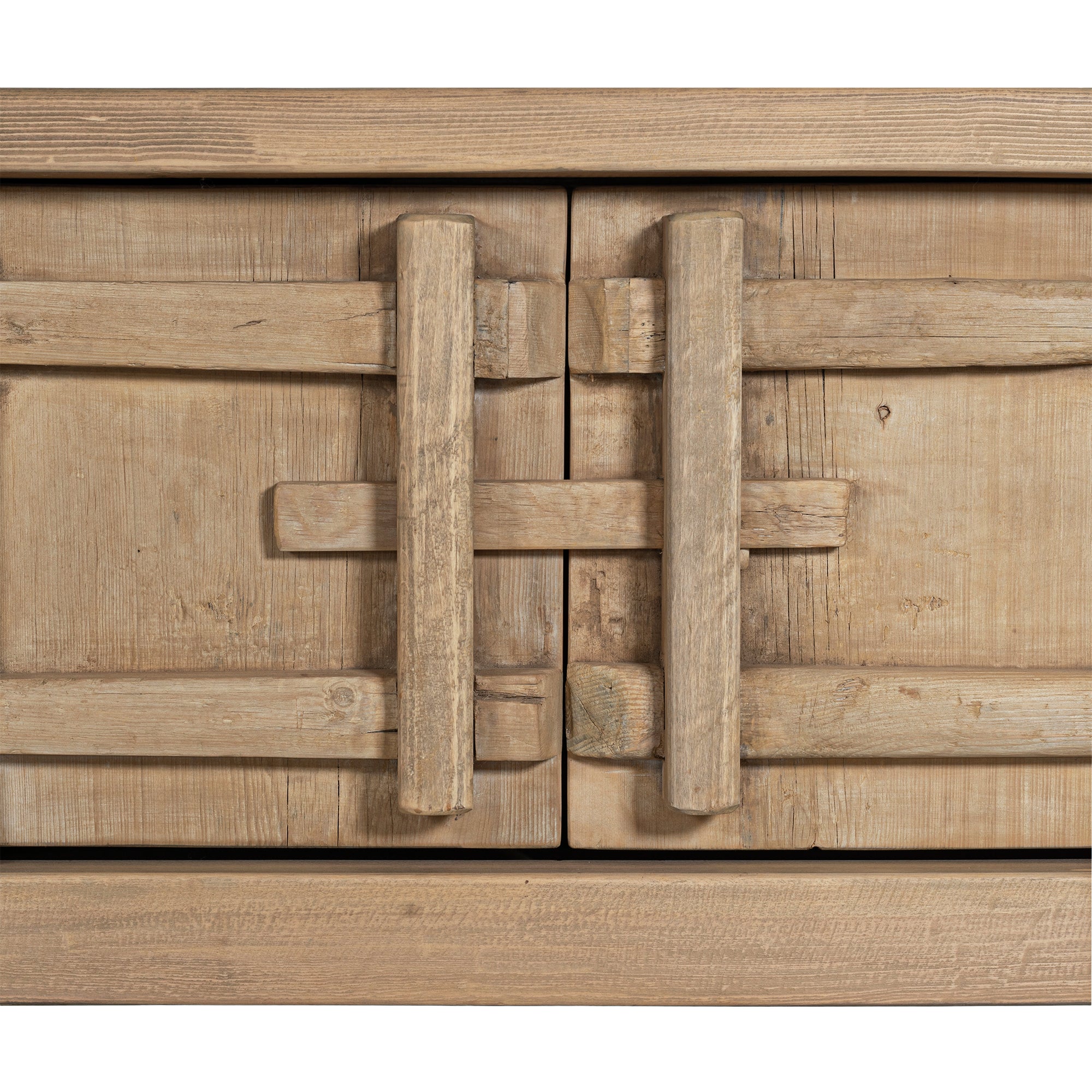 Bulu Elm Four Door Entertainment Unit | Natural Uniqwa Collections
