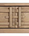 Bulu Elm Four Door Entertainment Unit | Natural Uniqwa Collections
