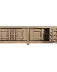 Bulu Elm Four Door Entertainment Unit | Natural Uniqwa Collections