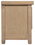 Bulu Elm Four Door Entertainment Unit | Natural Uniqwa Collections