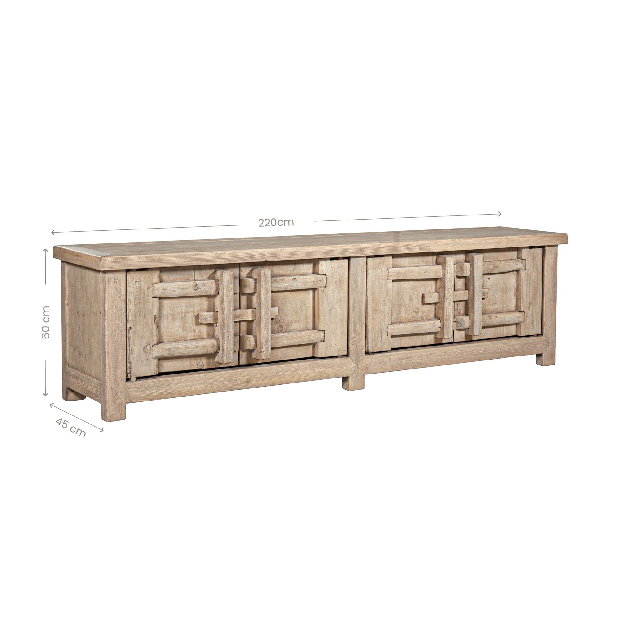 Bulu Elm Four Door Entertainment Unit | Drift Uniqwa Collections