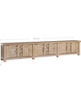 Bulu Elm Six-Door Entertainment Unit | Drift Uniqwa Collections