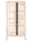 Bulu Tall Elm Cabinet | White Uniqwa Collections