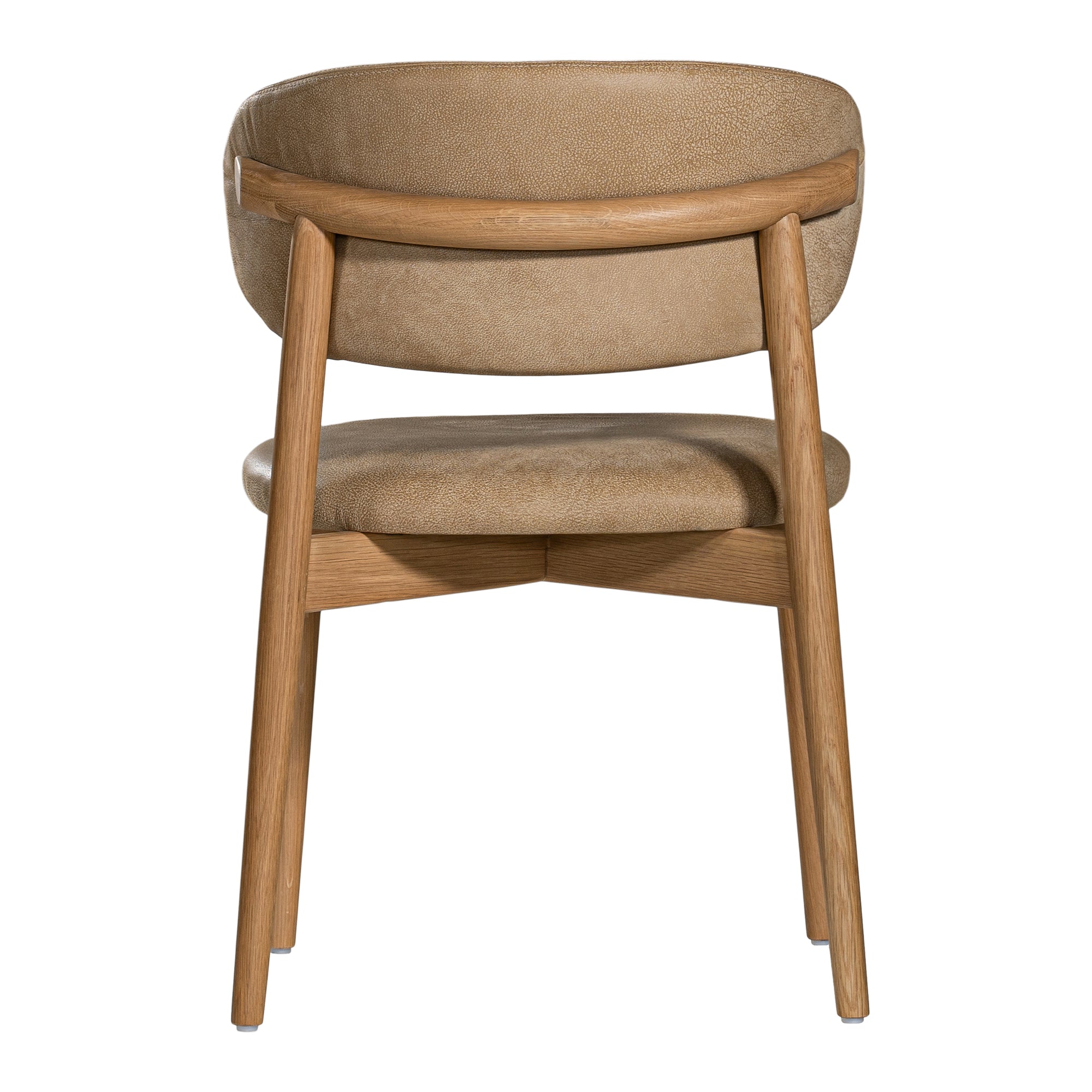 Capri Dining Chair | Buffalo Leather | Enoki Brown Uniqwa Collections
