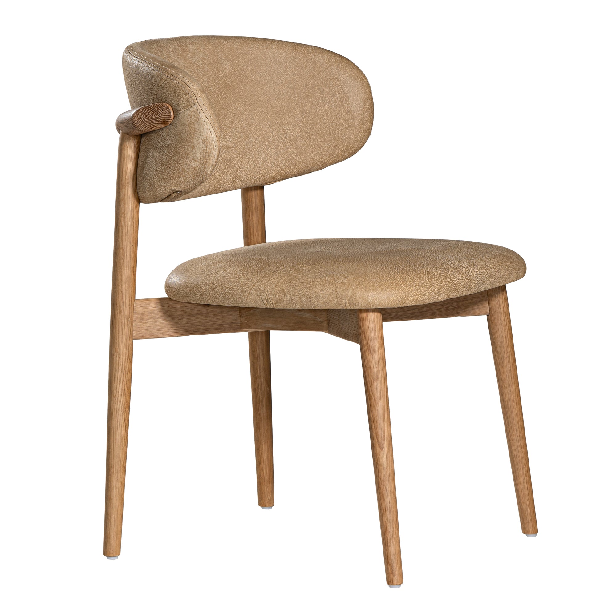 Capri Dining Chair | Buffalo Leather | Savannah Nut Uniqwa Collections
