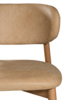Capri Dining Chair | Buffalo Leather | Savannah Nut Uniqwa Collections