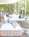 100% Organic Wool Plaid | Light Grey Last Chance Collection