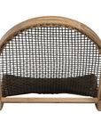 Corfu Curved Sun Lounger | Charcoal Uniqwa Collections