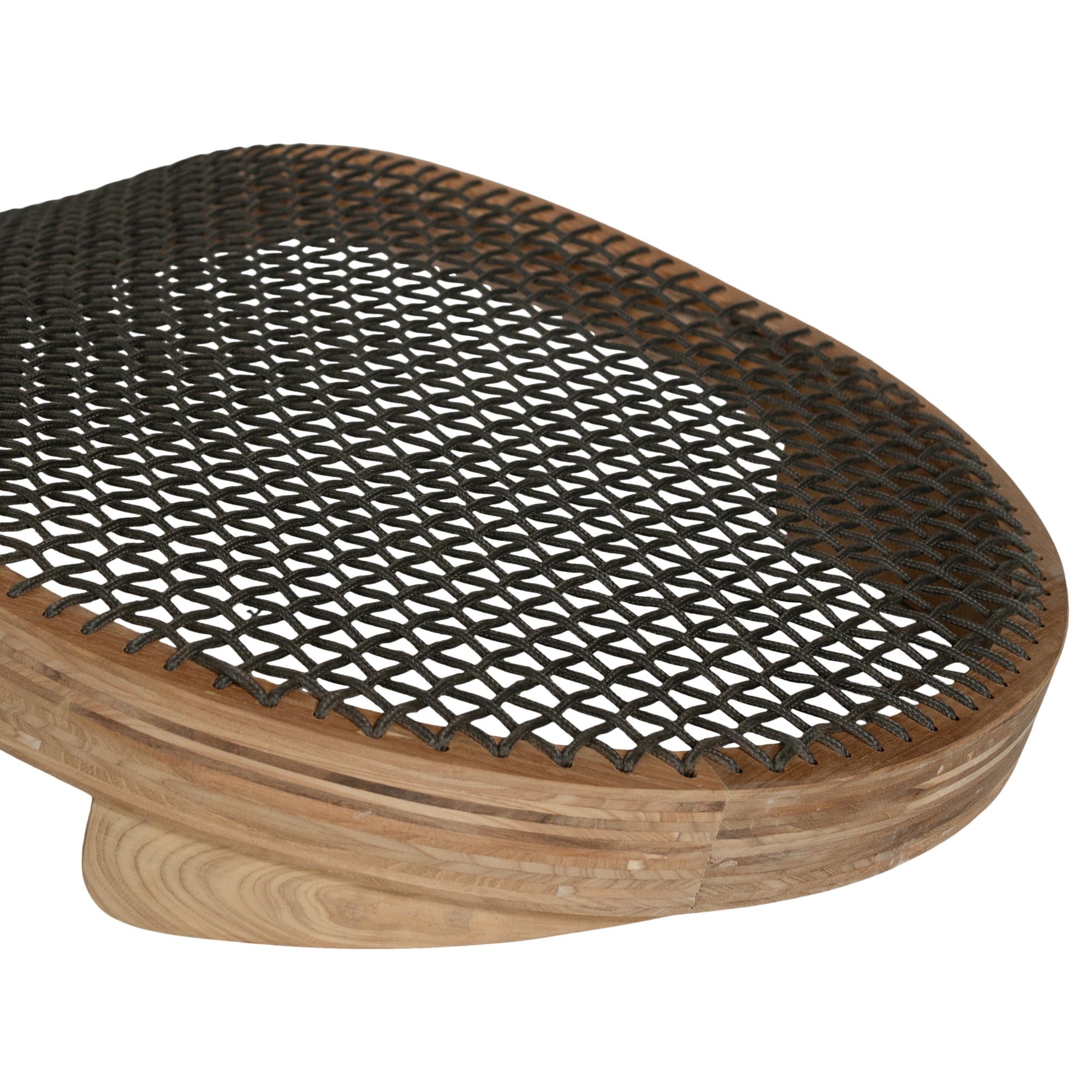 Corfu Curved Sun Lounger | Charcoal Uniqwa Collections