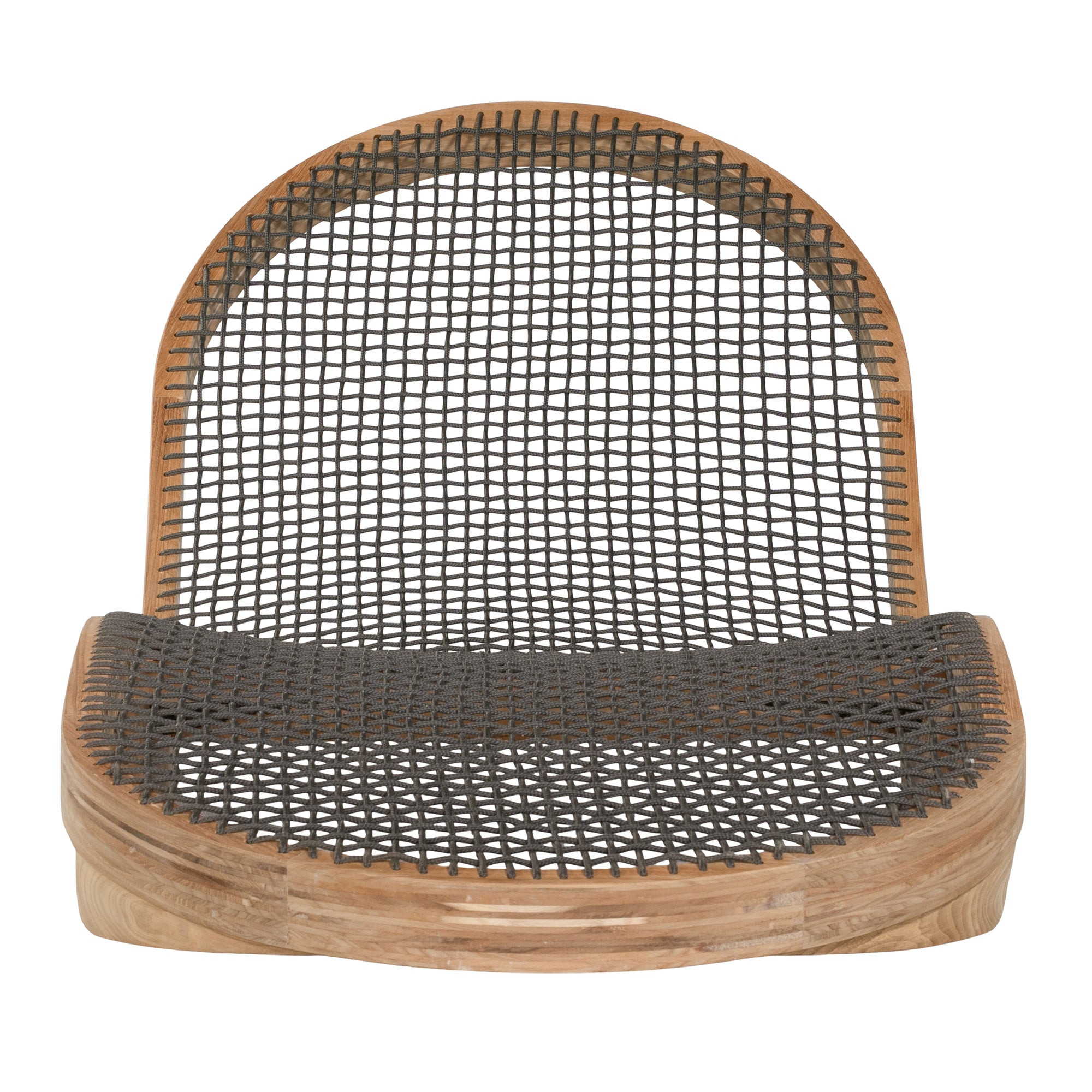 Corfu Curved Sun Lounger | Charcoal Uniqwa Collections