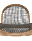 Corfu Curved Sun Lounger | Charcoal Uniqwa Collections