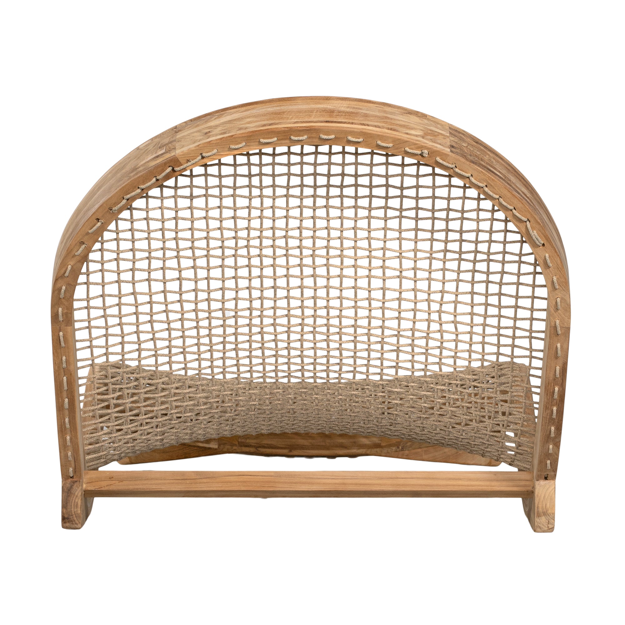 Corfu Curved Sun Lounger | Natural Uniqwa Collections
