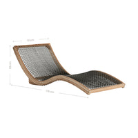 Corfu Sun Lounger | Charcoal Uniqwa Collections