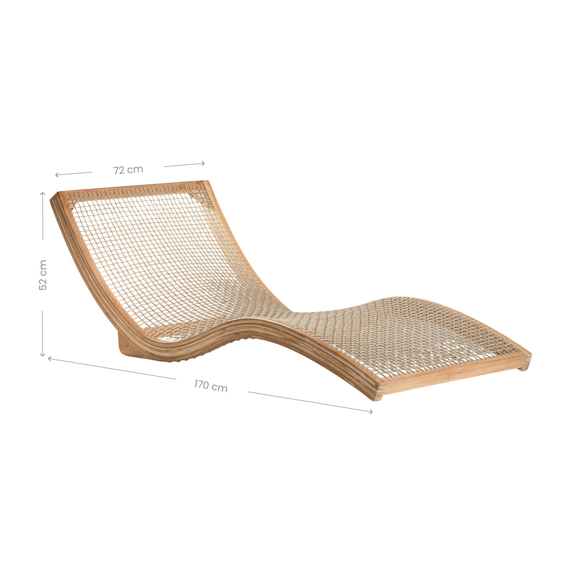 Corfu Sun Lounger | Natural Uniqwa Collections