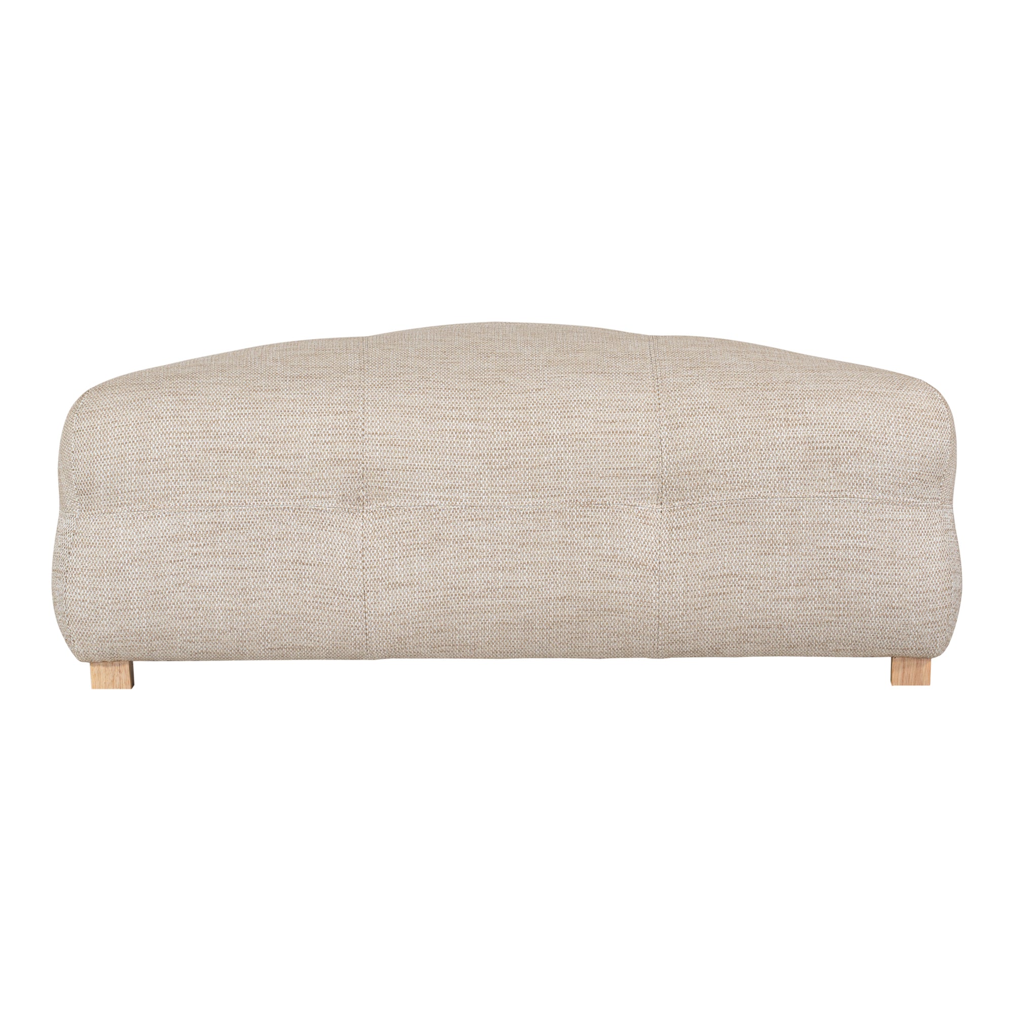 Crosby Ottoman | Natural Uniqwa Collections