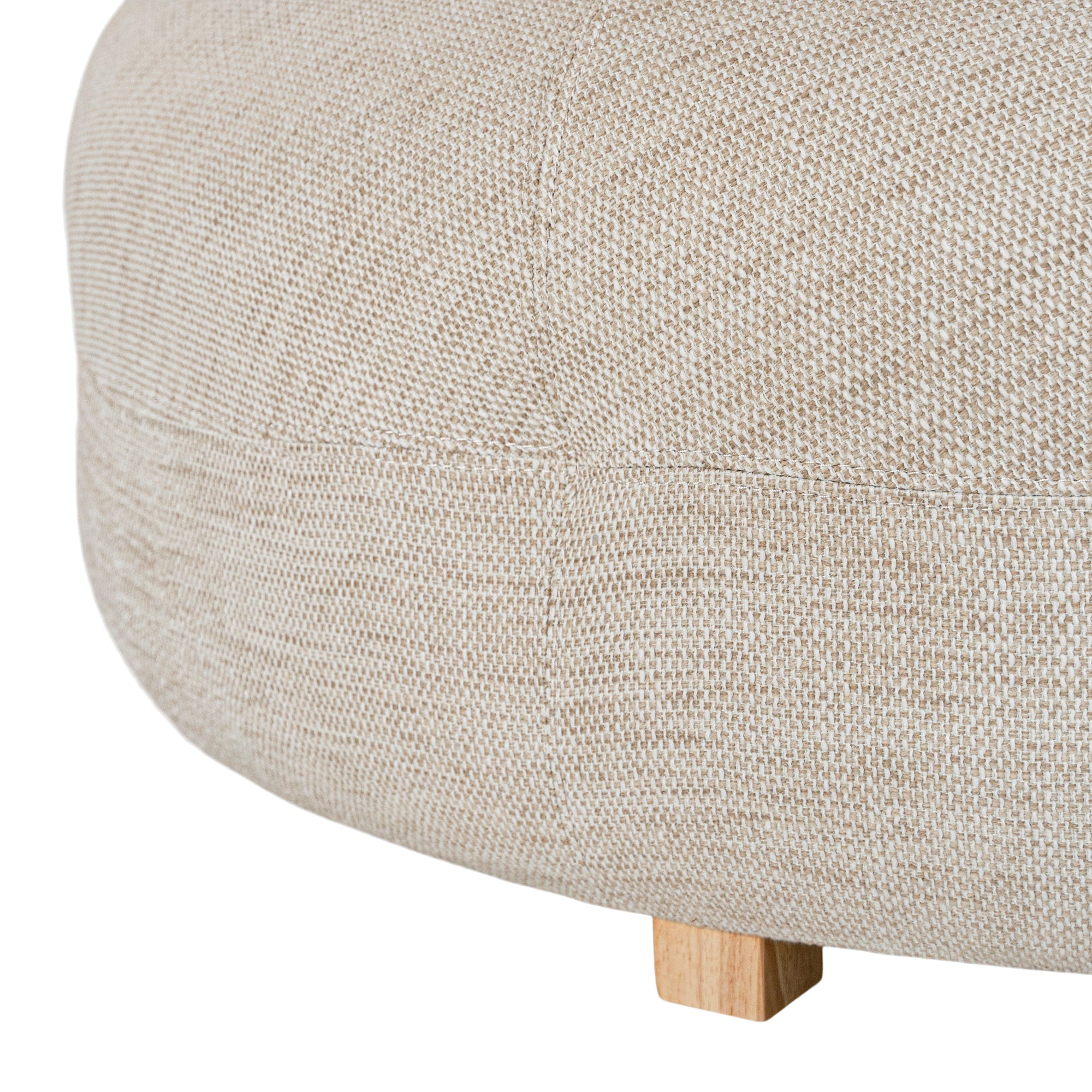 Crosby Ottoman | Natural Uniqwa Collections