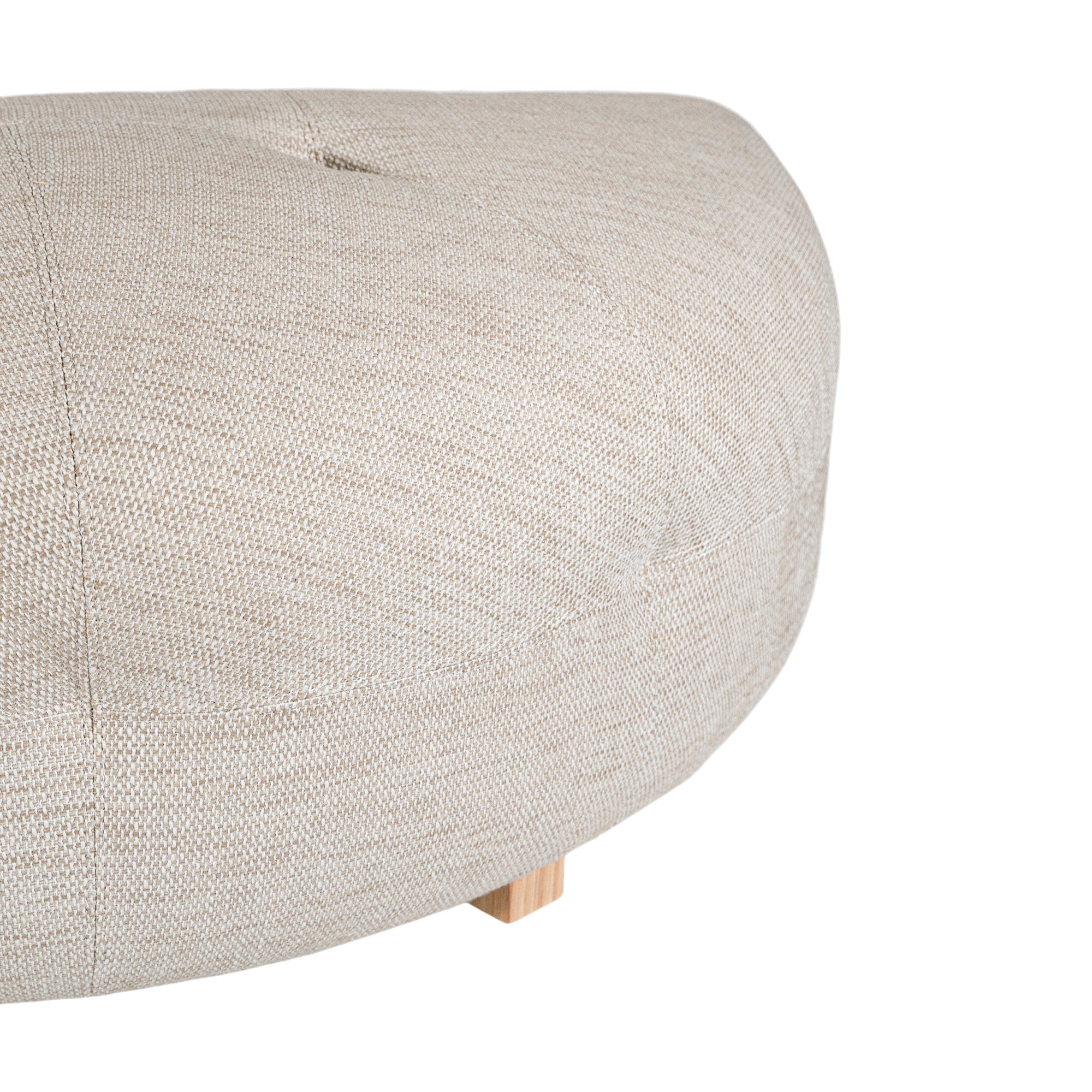 Crosby Ottoman | Natural Uniqwa Collections