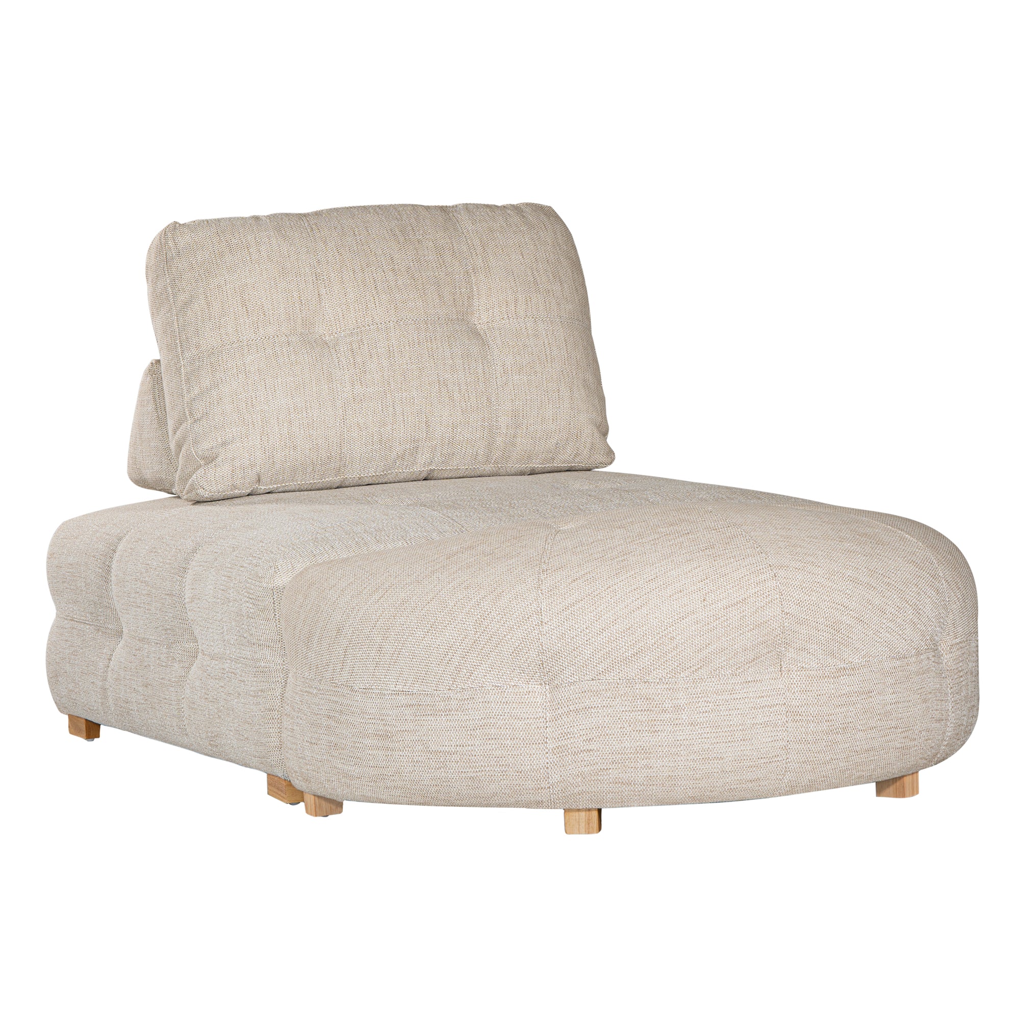 Crosby Ottoman | Natural Uniqwa Collections