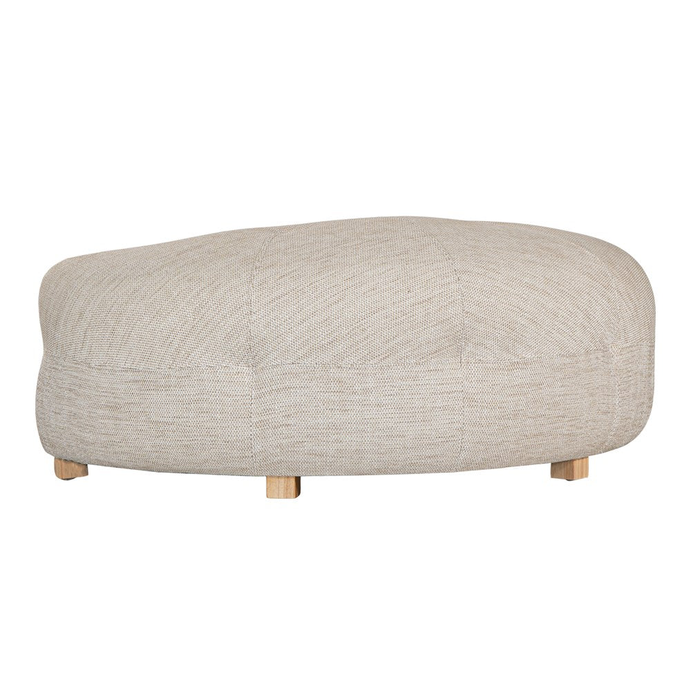 Crosby Ottoman | Natural Uniqwa Collections