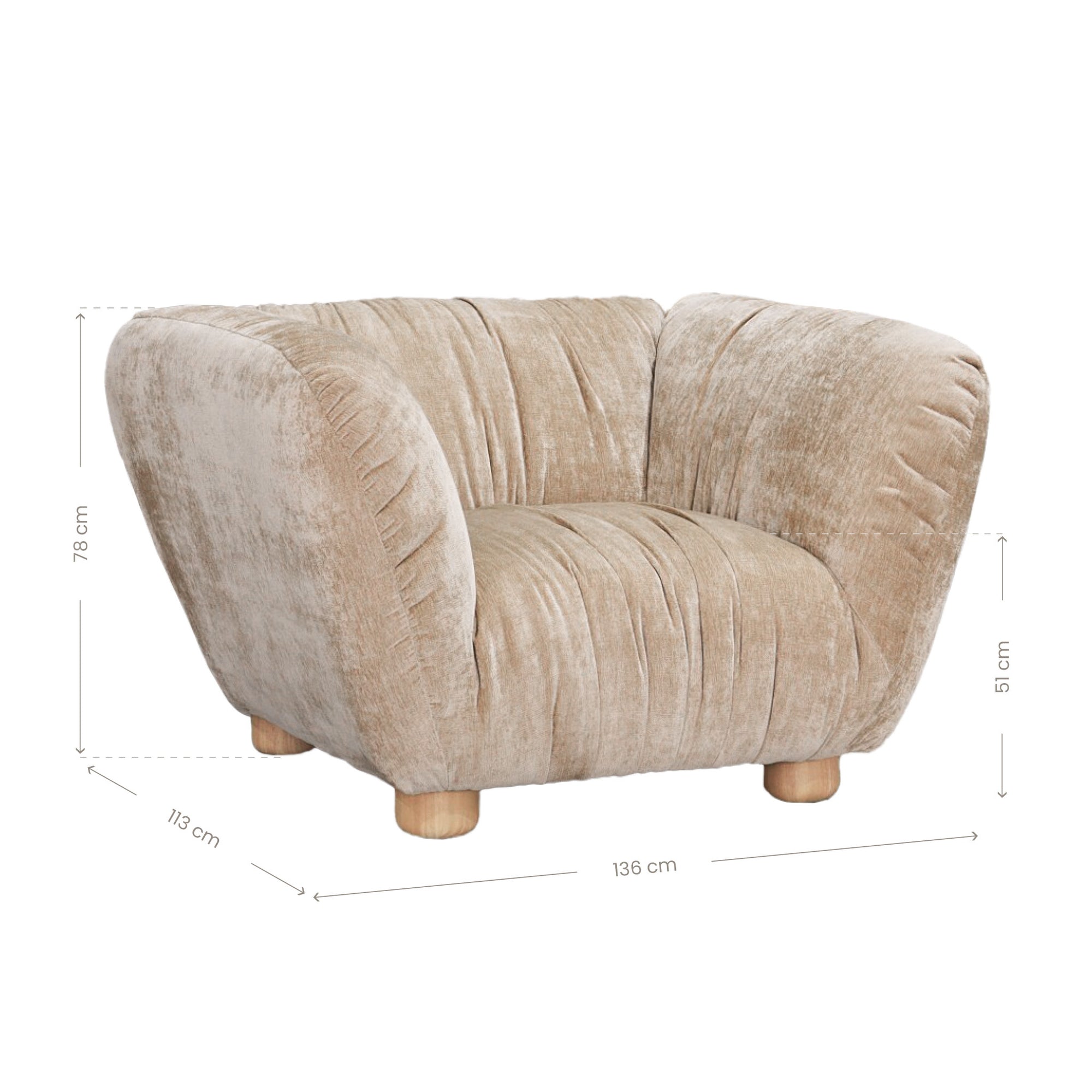 Davis Occasional Chair | Dolce Uniqwa Collections