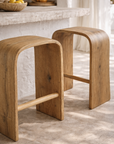 Elula Counter Stool | European White Oak Uniqwa Collections