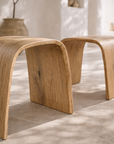 Elula Stool | European White Oak Uniqwa Collections