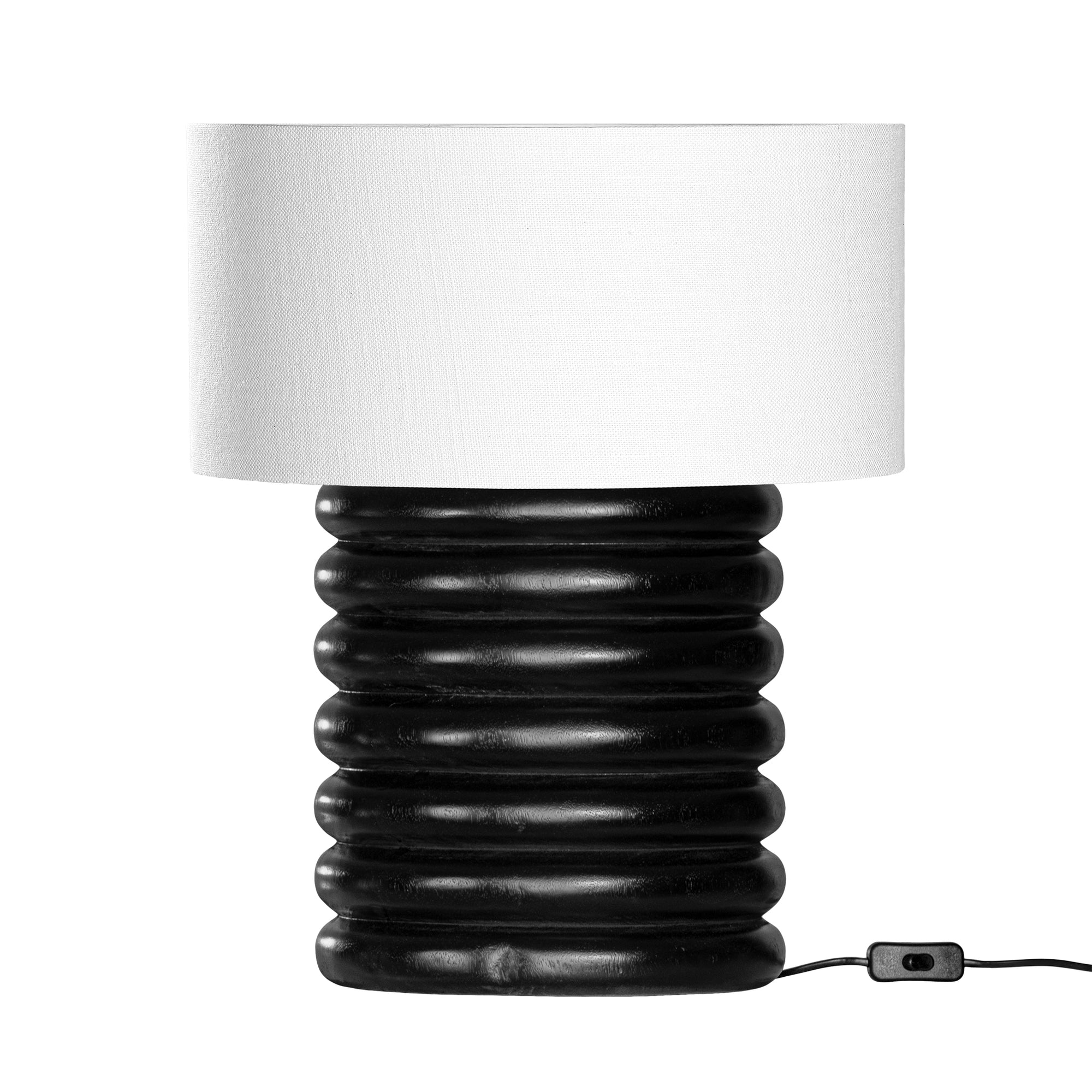 Etosha Table Lamp Black White Uniqwa Collections