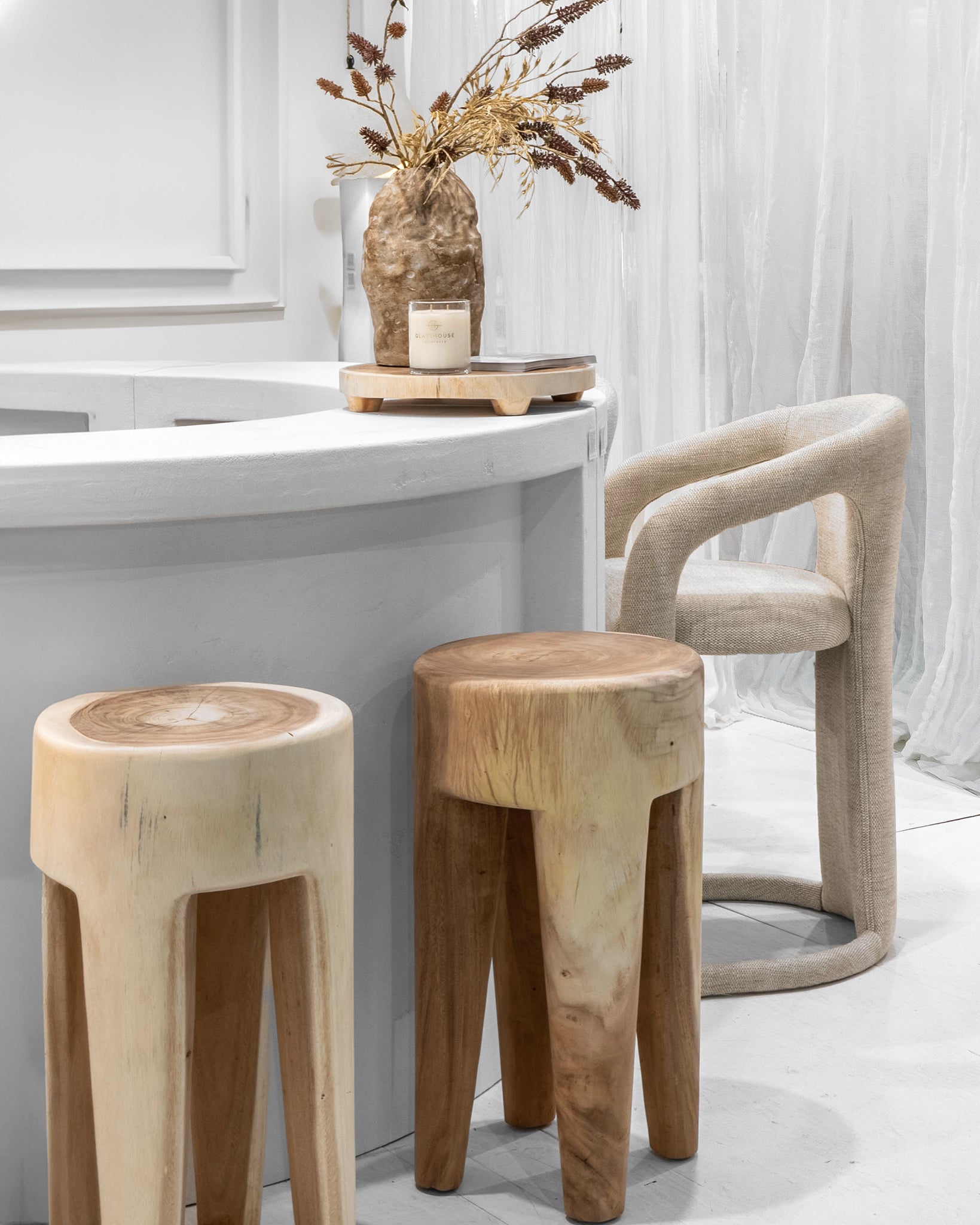 Fikile Barchair | Natural Uniqwa Collections