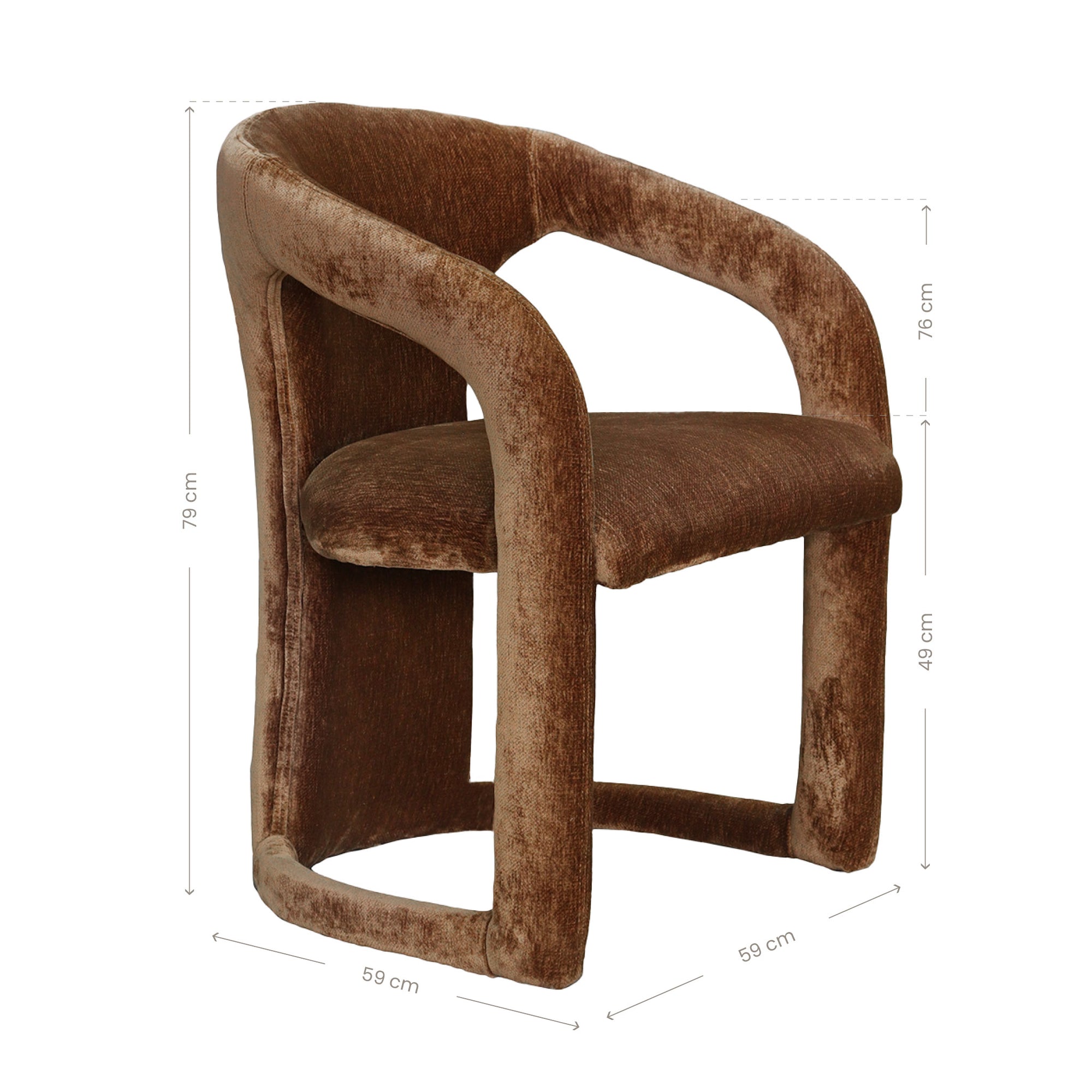 Fikile Dining Chair | Bronze Uniqwa Collections