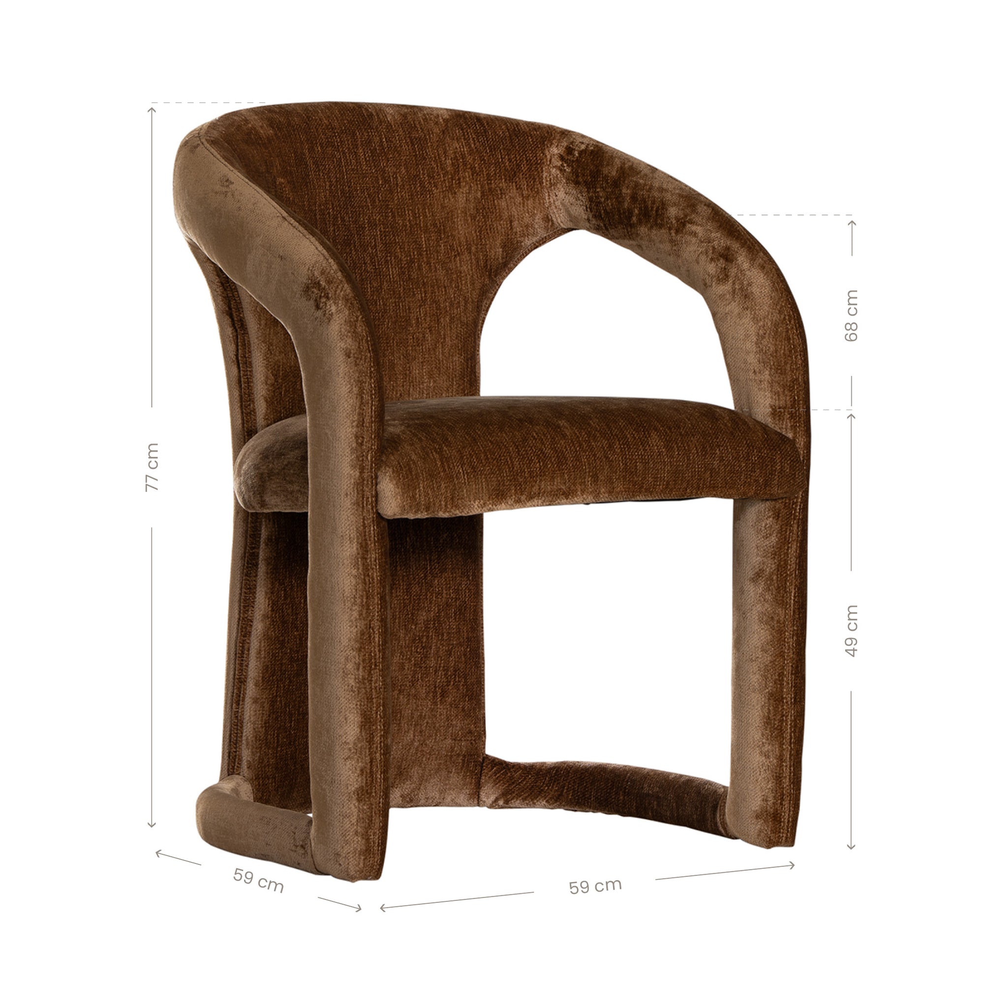 Fikile Dining Chair | Bronze Uniqwa Collections