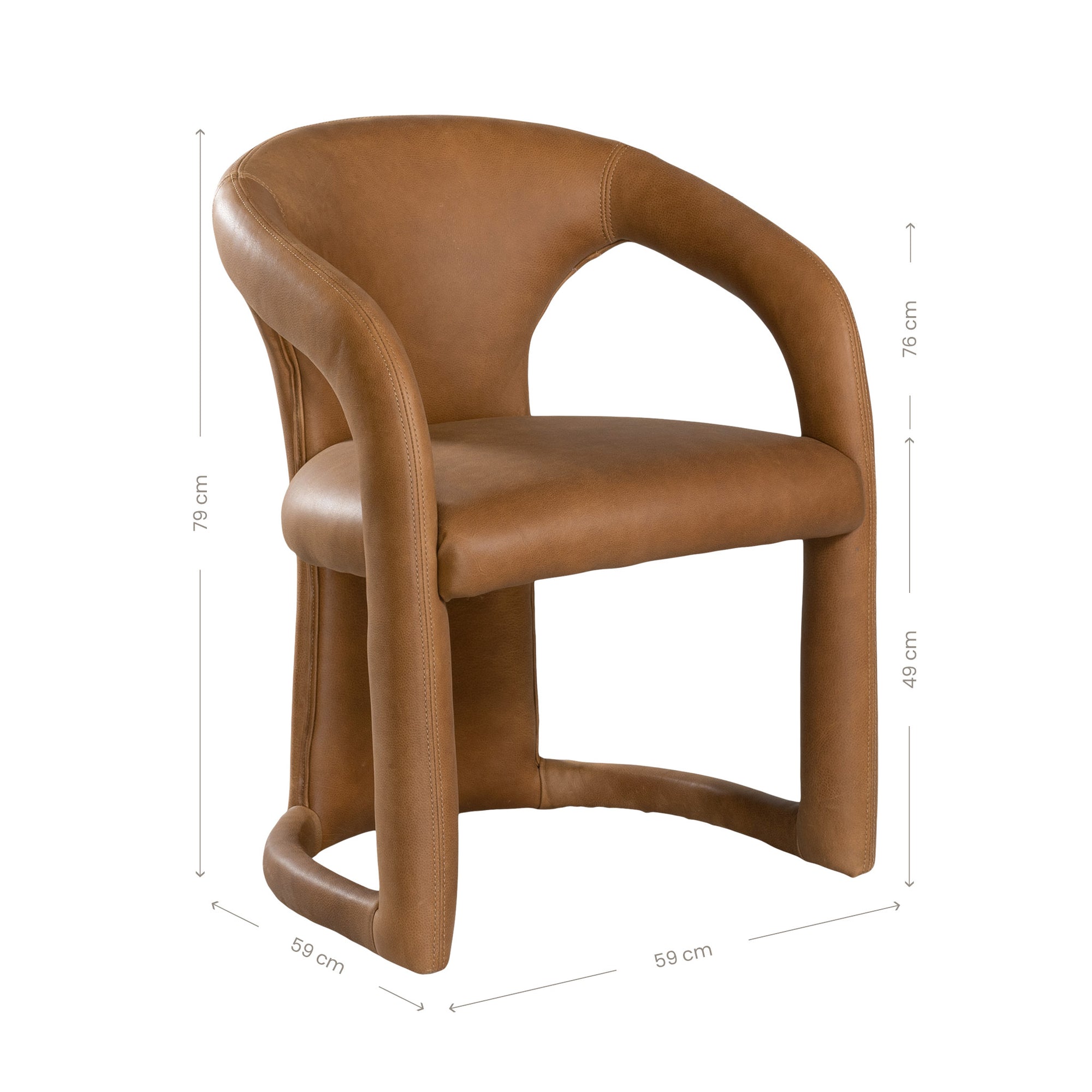 Fikile Dining Chair | Leather Uniqwa Collections