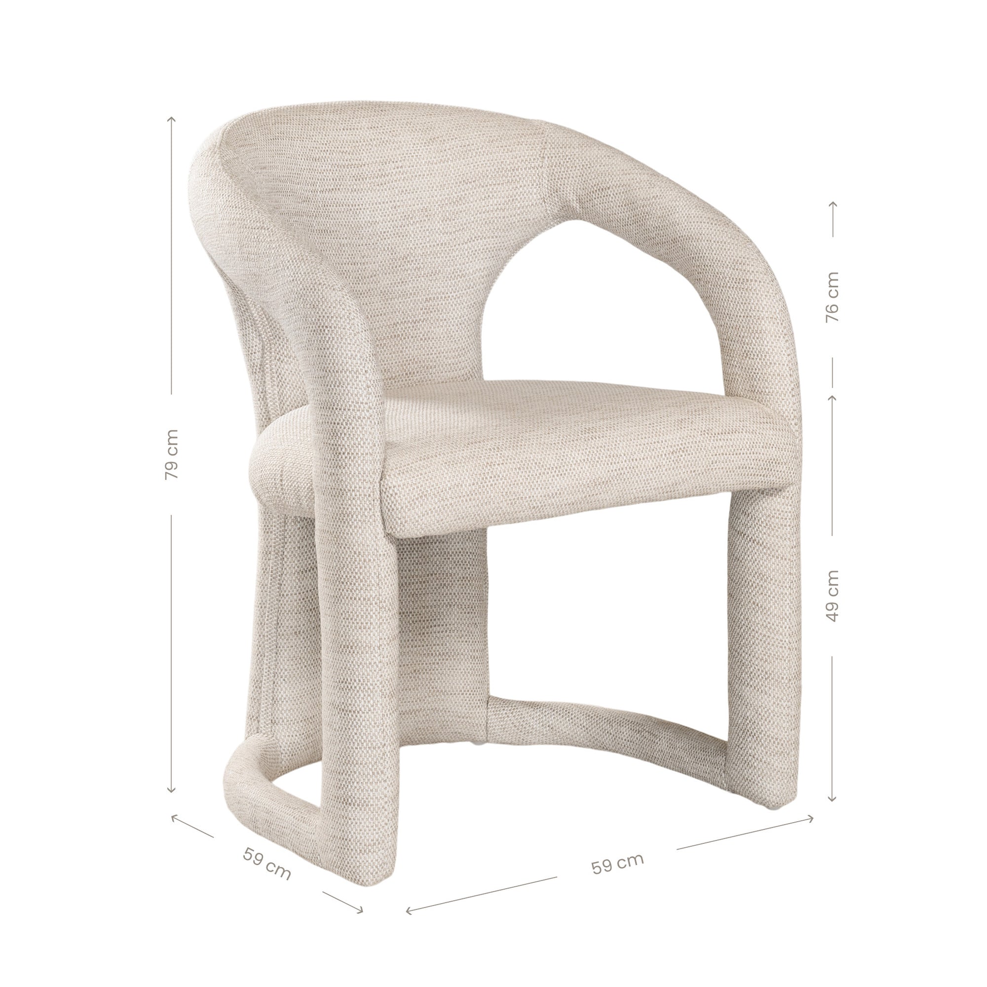 Fikile Dining Chair | Natural Uniqwa Collections