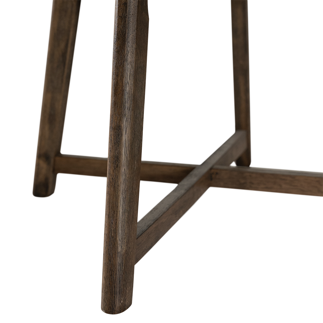 Guatemala Dining Chair | Buffalo Leather | Earthy Grey Uniqwa Collections