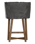 Guatemala Barchair | Buffalo Leather | African Slate Uniqwa Collections