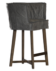 Guatemala Barchair | Buffalo Leather | African Slate Uniqwa Collections