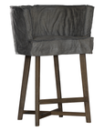 Guatemala Barchair | Buffalo Leather | African Slate Uniqwa Collections