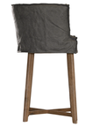 Guatemala Barchair | Buffalo Leather | African Slate Uniqwa Collections