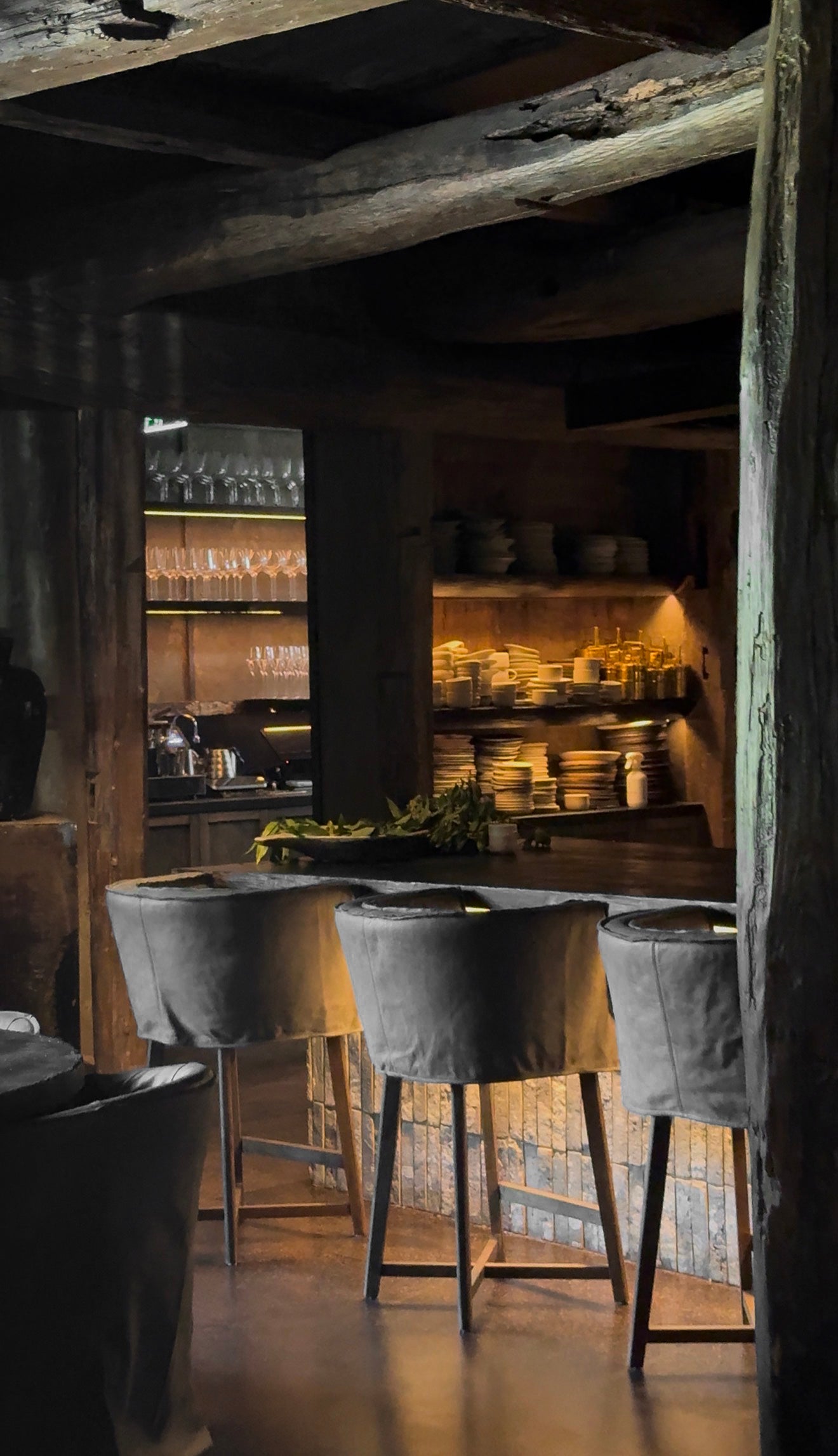 Guatemala Barchair | Buffalo Leather | African Slate Uniqwa Collections