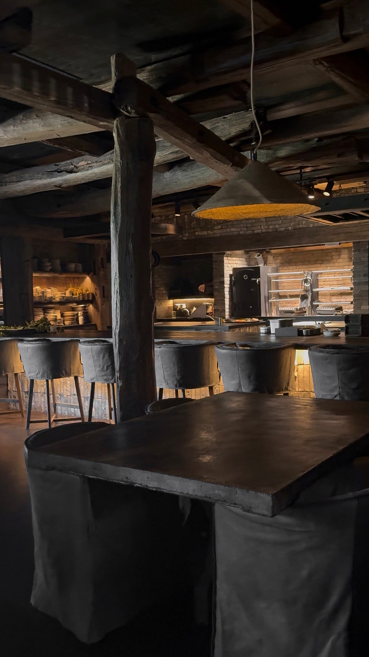 Khufu Pendant | Sculptural Composite | Dark Roast Uniqwa Collections